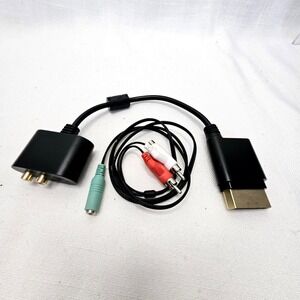 Microsoft Xbox 360 HDMI Audio Adapter Dongle RCA Cable bundle Accessory